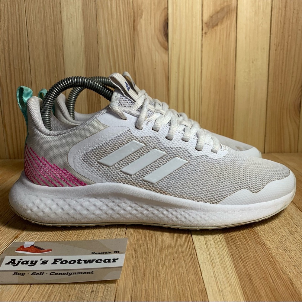 ADIDAS Women's Size: 6 FLUIDSTREET Gym Running Shoes FY8465 Dash Grey/White